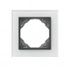 Marco simple cristal/gris Logus 90 Crystal.