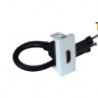 Toma hdmi c/conect - 1 mod blanco