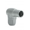 Conector iec 9,5 hembra acod. metal. cab
