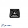 Base autoadhesiva 2 VIAS 4,8 NEGRO.