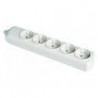 Base multiple 5 tomas 2p+t,16a 250v~.max