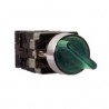 Selector metalico ø22mm. maneta corta. 2