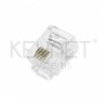 CONECTOR RJ11 6P4C MACHO