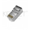Conector RJ45 macho Cat5E 6u" APANTALLAD