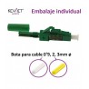 Conector LC/APC SM mecanico verde