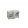 BASE DOBLE SCHUKO ESTANCA IP54