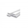 mt Canal 12x7 c/cinta autoadhesiva blanco.
