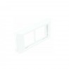 Doble adapt q45 p/canales c/tapa I60 blanco.
