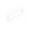 Triple adapt q45 p/canales c/tapa l60 blanco.