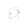 Caja deriv 80x80x20 p/canal 12x7 blanco.