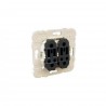 Doble conmutador luminoso 10AX- 250V.