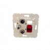 Toma multiple r-tv-sat-rj45 cat.6 utp es