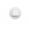 PLACA SIMPLE DISEÑO SIZA VIEIRA BLANCO MATE