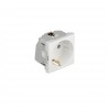 TOMA SCHUKO C/PROTEC-2MOD BL MATE