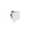 PULSADOR CON SIMBOLO CAMPANA-2MOD BLANCO MATE