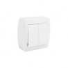 SERIE MURAL DOBLE CONMUTADOR 10A 250V.