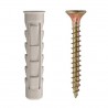 TACOS LP4 Ø6 + TORNILLO POZI. 4,5X35 4,5 X 35 - 12531