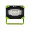 PROYECTOR LED 20w 1600lm 6000K IP54 C/BATERIA RECARGABLE NEGRO/VERDE