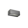 Aplique nemesis 1 x e27 max. 60w gris ur