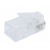 Conector macho rj45 cat6 utp
