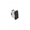 INTERRUPTOR UNIPOLAR - 1 MOD NEGRO MATE