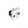 TOMA R-TV-SAT INTERMEDIA - 2 MOD BLANCA MATE