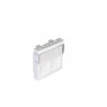 Doble mod p/conectores rj45 - 2 mod blan