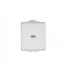 Pulsador a tecla luminoso (250v) gris