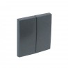Tecla doble (par) gris Logus 90.