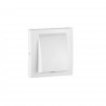 Tapa para salida cables blanco Logus 90.