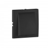 Tapa para salida de cables negro Logus 90.