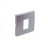 Tapa p/toma inf rj45 1 salida aluminio