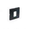 Tapa p/toma inf rj45 1 salida gris
