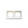 Marco 2 elementos blanco (ip44 serie 800