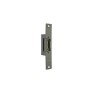 Aa-412F/S CERRADURA AUTOMATICA INVISIBLE 12V CC CON TORNILLOS DE REGULACION DE PESTILLERA, FRENTE CORTO GRIS