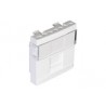 Modulo para conect rj45 1salida-2mod blanco mate
