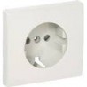 Tapa c/proteccion p/base schuko plata 50