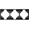 MARCO TRIPLE HORIZONTAL PLATA 50931 TPR