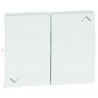 Teclas p/dob pulsador conmut p/persiana