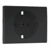 Tapa c/proteccion p/base schuko antracit