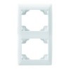 Marco doble vertical blanco/blanco 70922