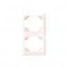 Marco doble vertical marfil 70922 tmf