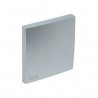 Tecla simple con simbolo de llave aluminio Logus 90.