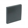 Tecla simple con simbolo luz gris Logus 90.