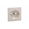 Tapa para base schuko marfil Logus 90.