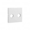 Tapa para toma r tv-sat blanco Logus 90.