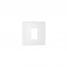 Tapa p/toma inf rj45 1 salida blanco.