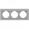Marco triple inox/aluminio