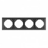 Marco cuadruple negro 90940 tpm