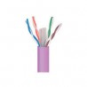 Cable datos u/utp cat-6 lsfh violeta 215 mts
